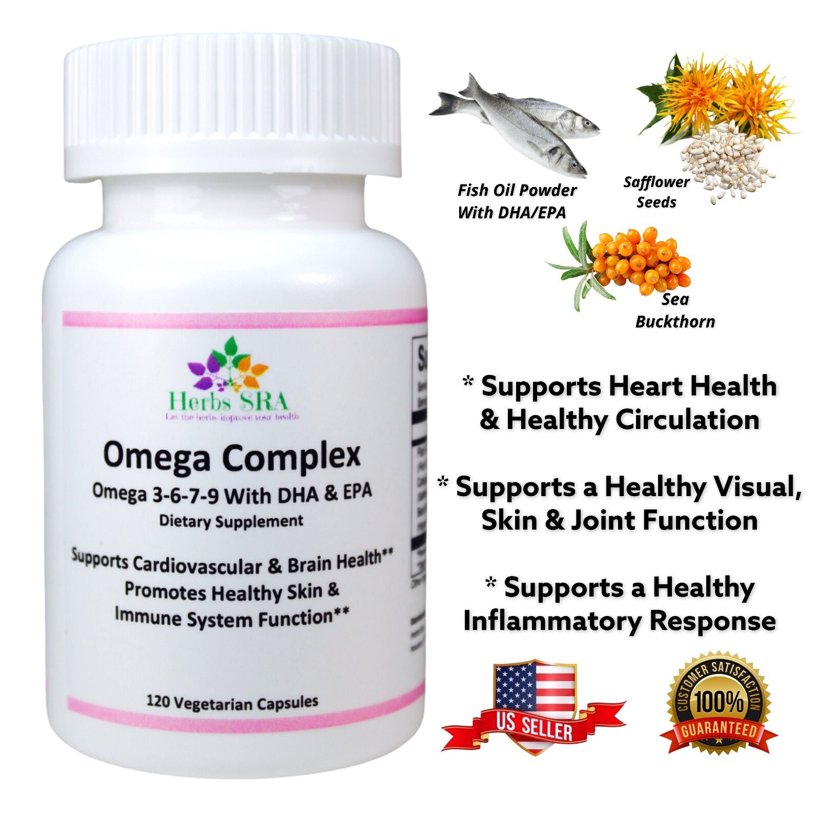 Omega Complex, 120 Capsules, Omega 3,6,7,9, Our Formula With Omegas