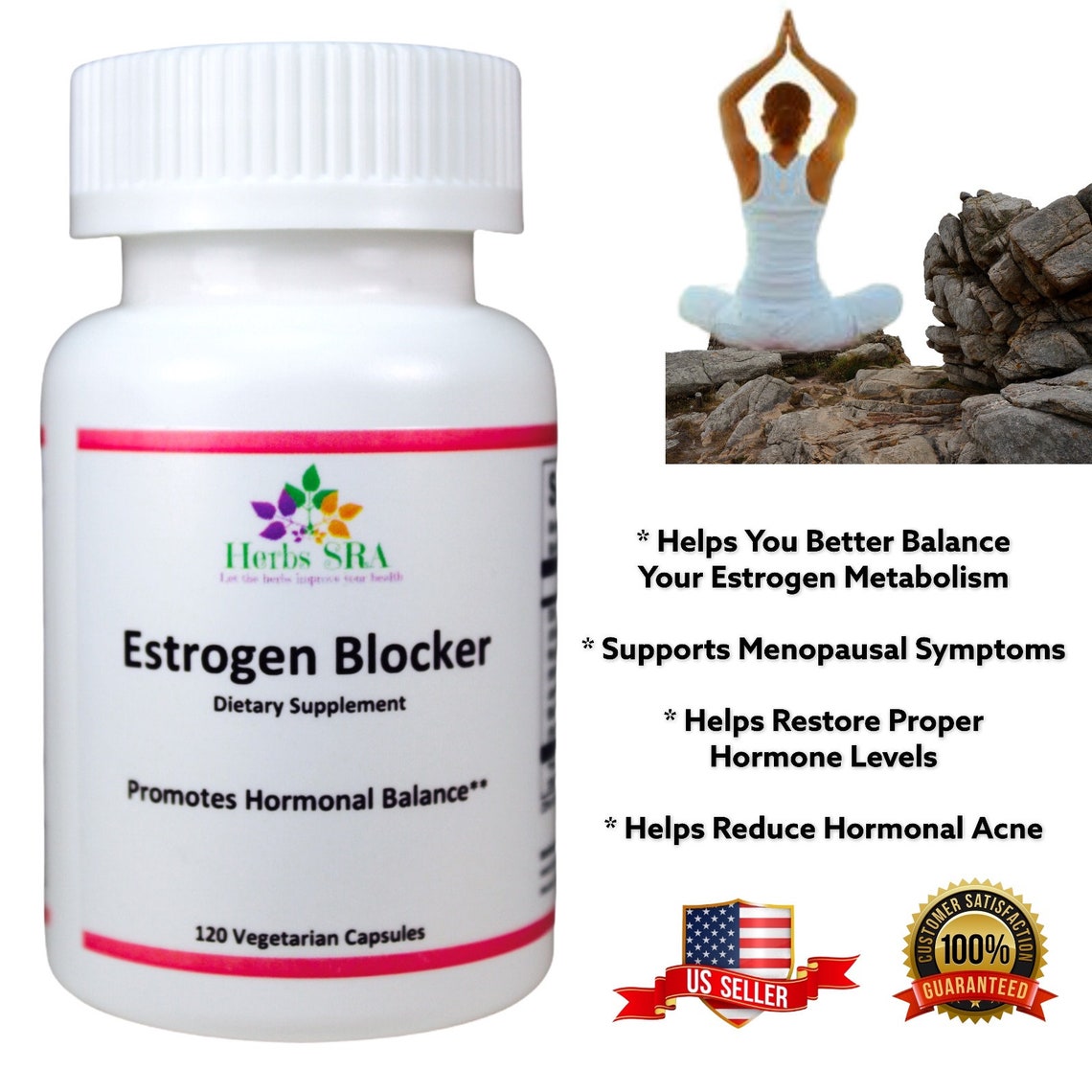 Estrogen Blocker, Women's Hormone Support Formula, Mood Swings Support