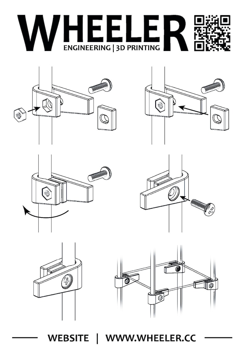 NEW Shelf Brackets for IKEA DETOLF Add 3 Extra Shelves Etsy