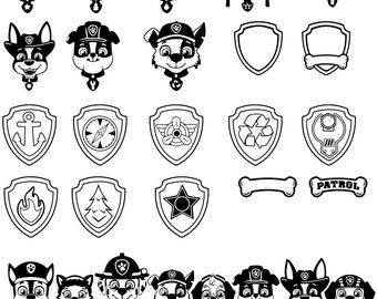 Download Paw Patrol Svg Files Etsy