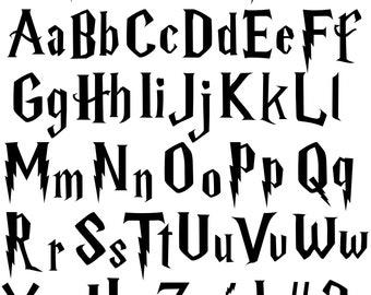 Download Harry Potter Font Svg Etsy