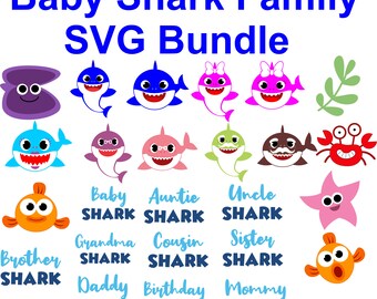 Download Baby Shark Vector Etsy