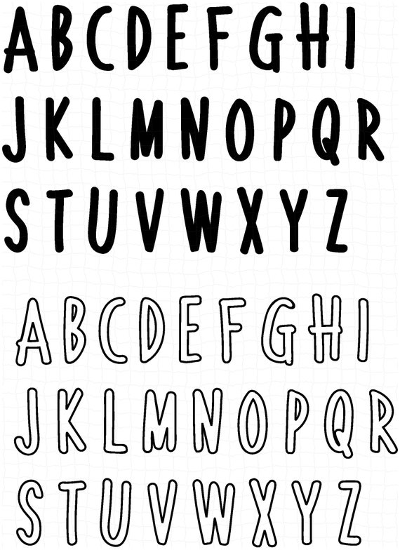 Lemonade Stand Font SVG Files FREE Outline SVG Files Etsy