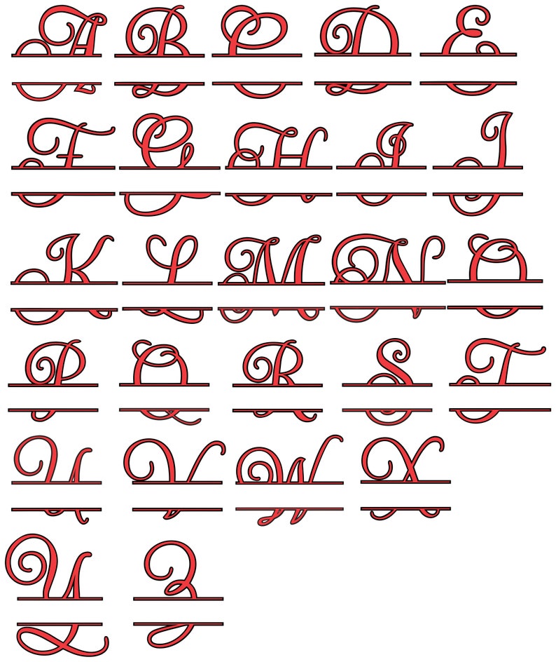 Free Free Layered Monogram Svg 622 SVG PNG EPS DXF File