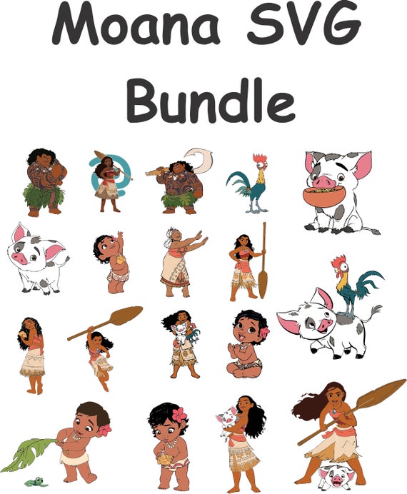 Download Moana SVG Bundle png dxf svg Beware /Some designs in | Etsy