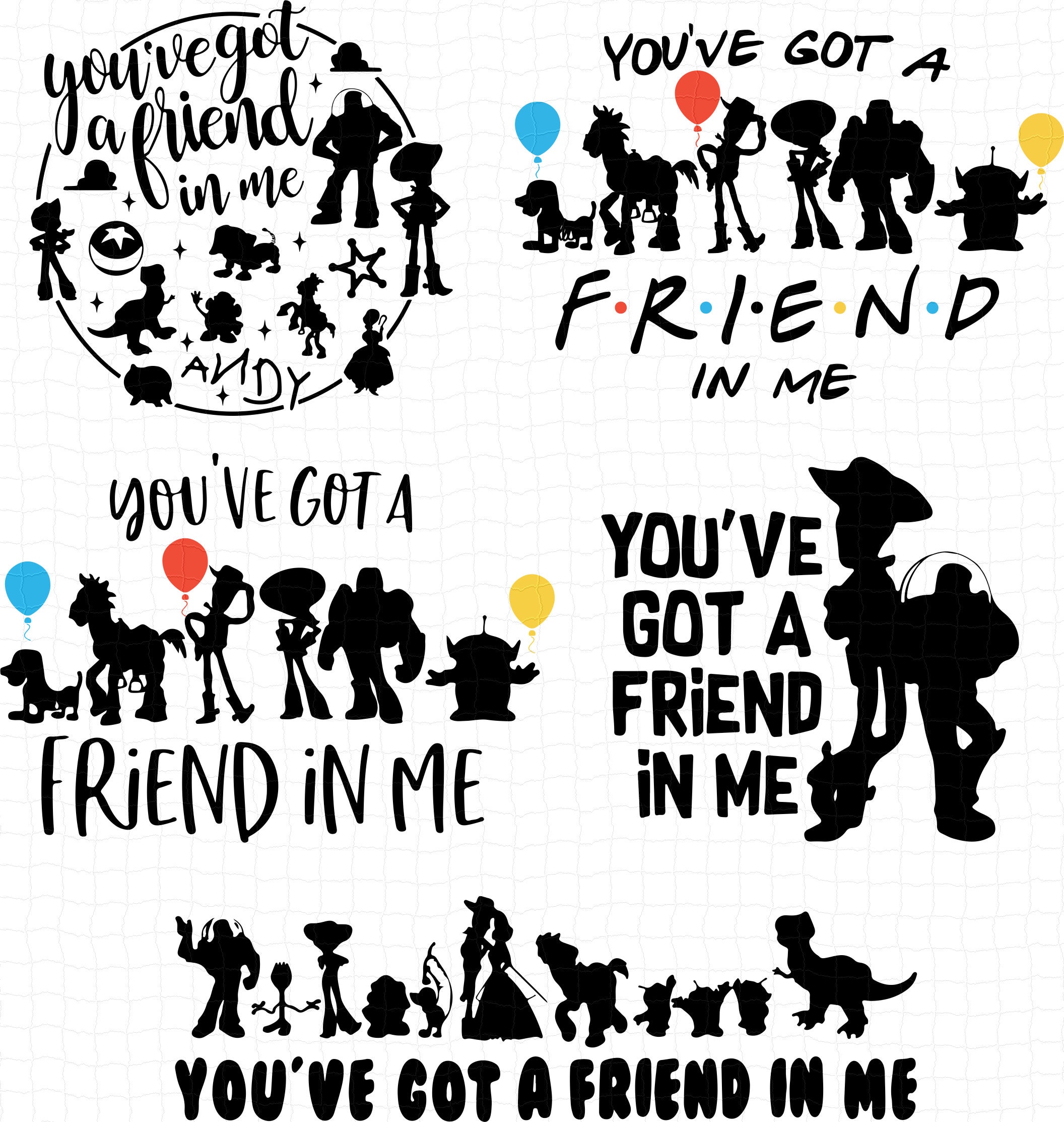 Youve got a friend in me svg Bundle png dxf svg Etsy