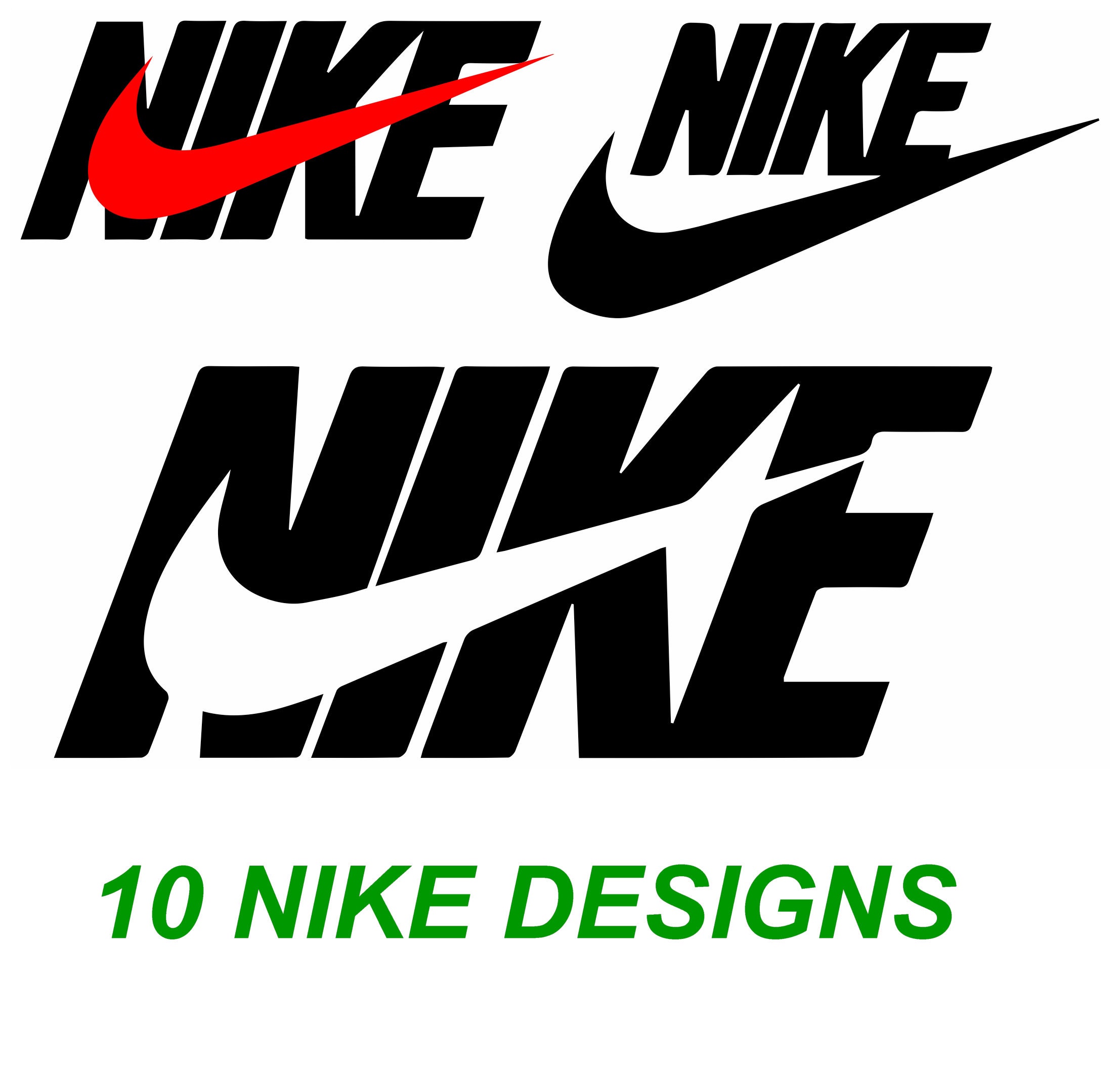 Download Nike Logo Svg Bundle Supports Svg Dxf Eps Png Layered Etsy