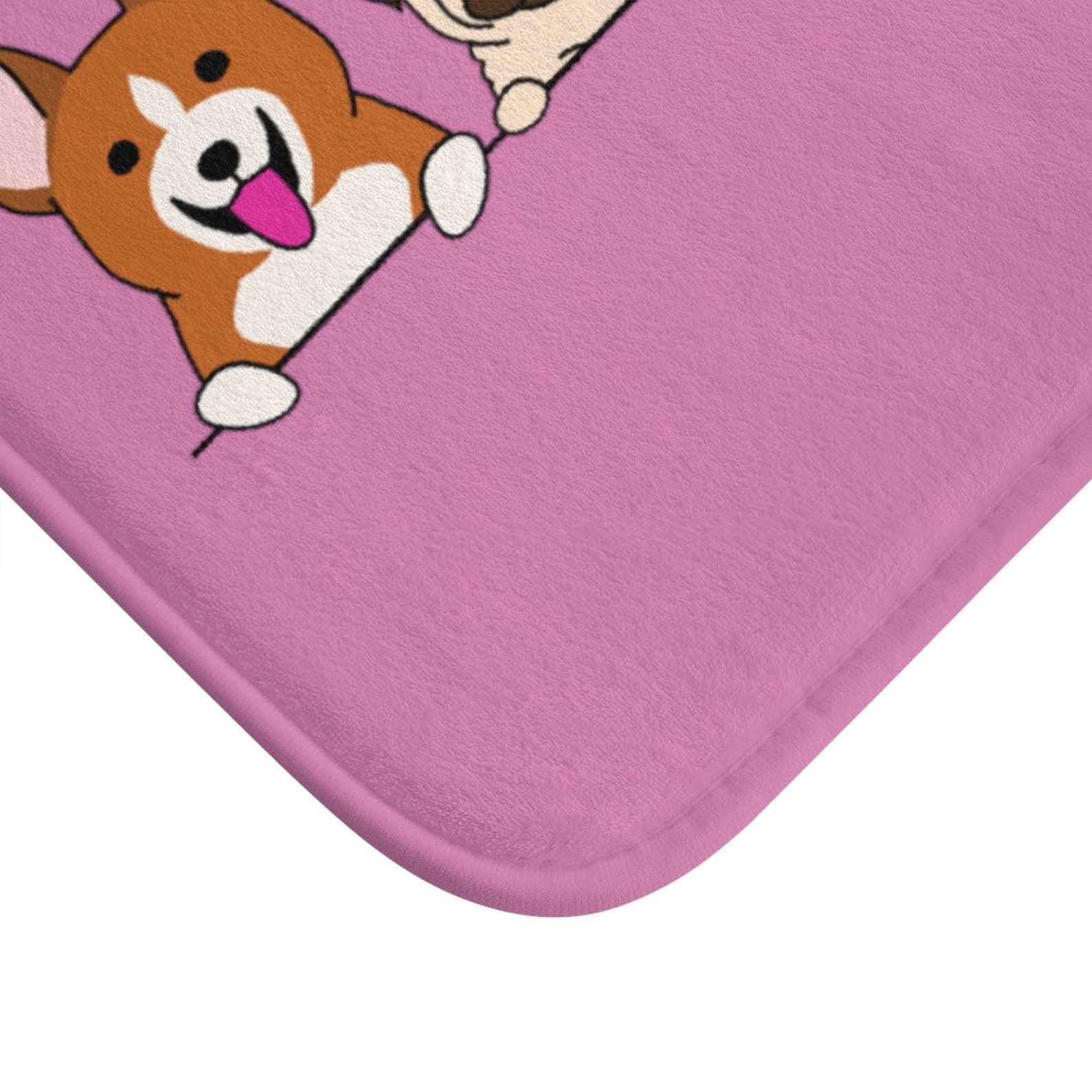 Small Dog Breeds Bath Mat Funny Bath Mat Dogs Home Decor Etsy