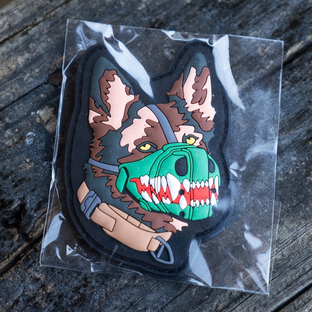 Gsd Patch German Shepherd Dog Muzzle PVC 3D Patch | Working GSD | Tactical - Etsy