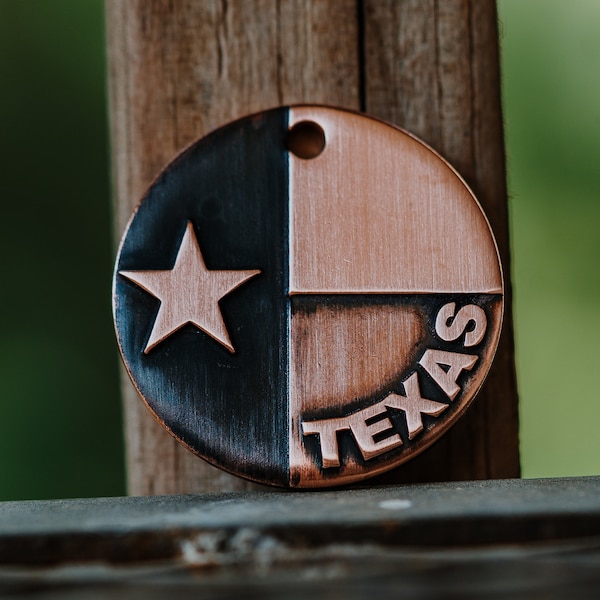 Customize Dog Tag Texas Etsy