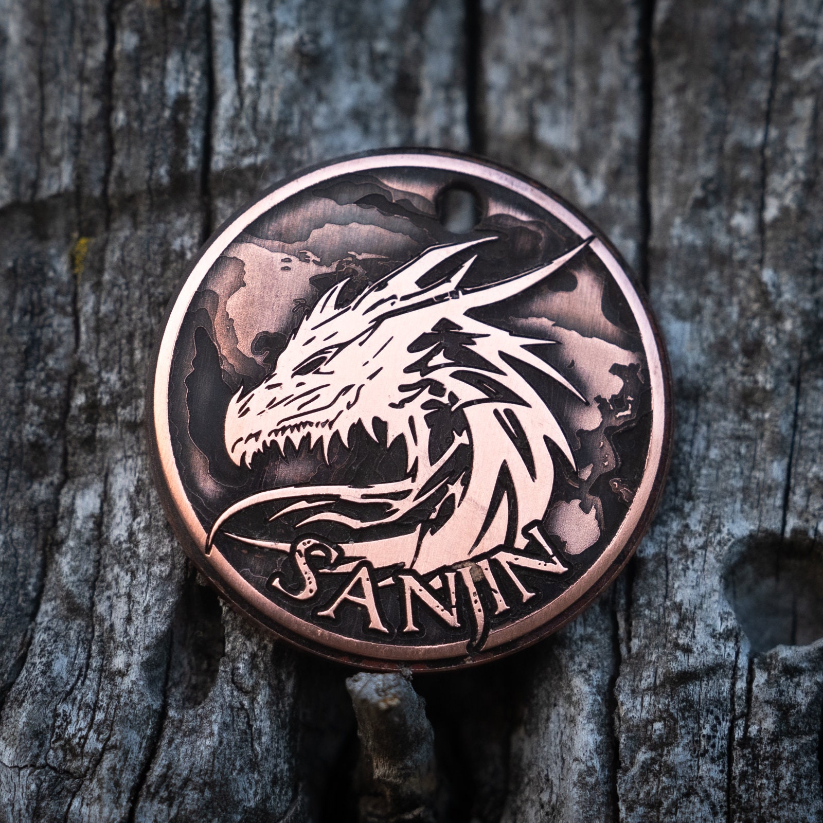 Dragon Dog Tag for Dogs - Etsy