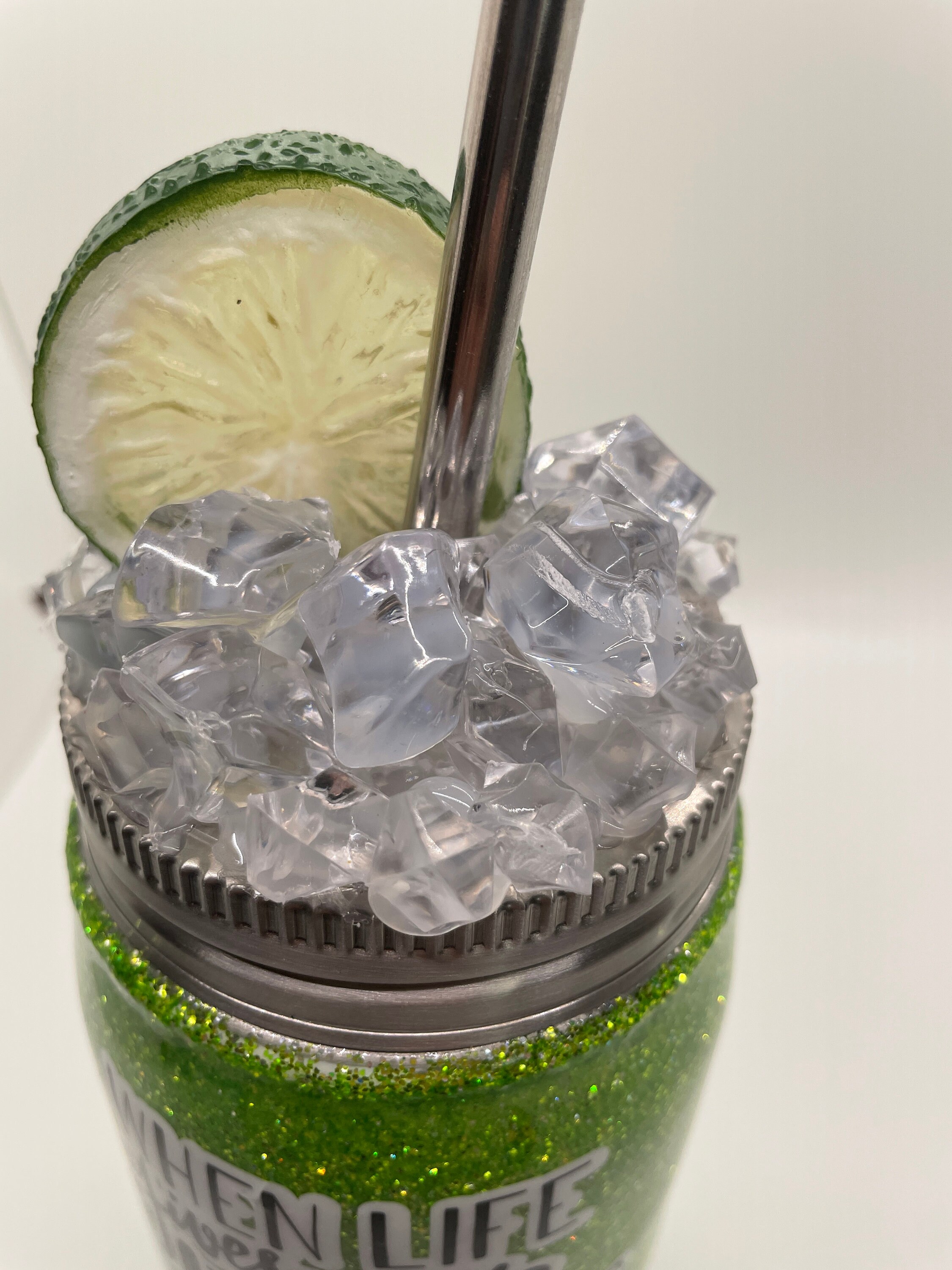 Margaritas Ice Topper Mason Jar Etsy