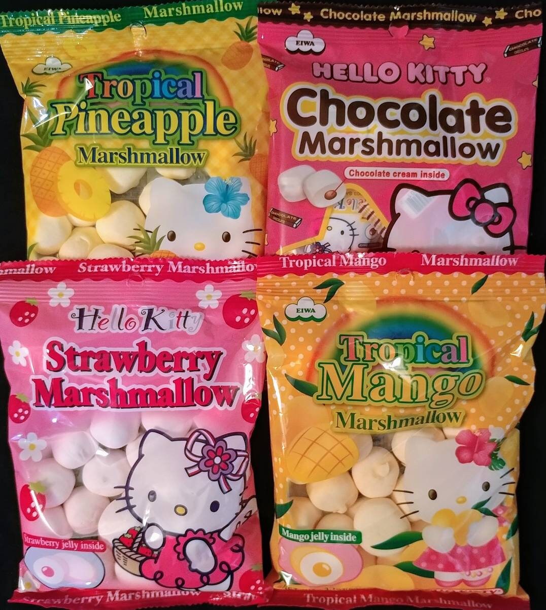 Hello Kitty Marshmallows Japanese Asian Anime Candy Soooo Etsy