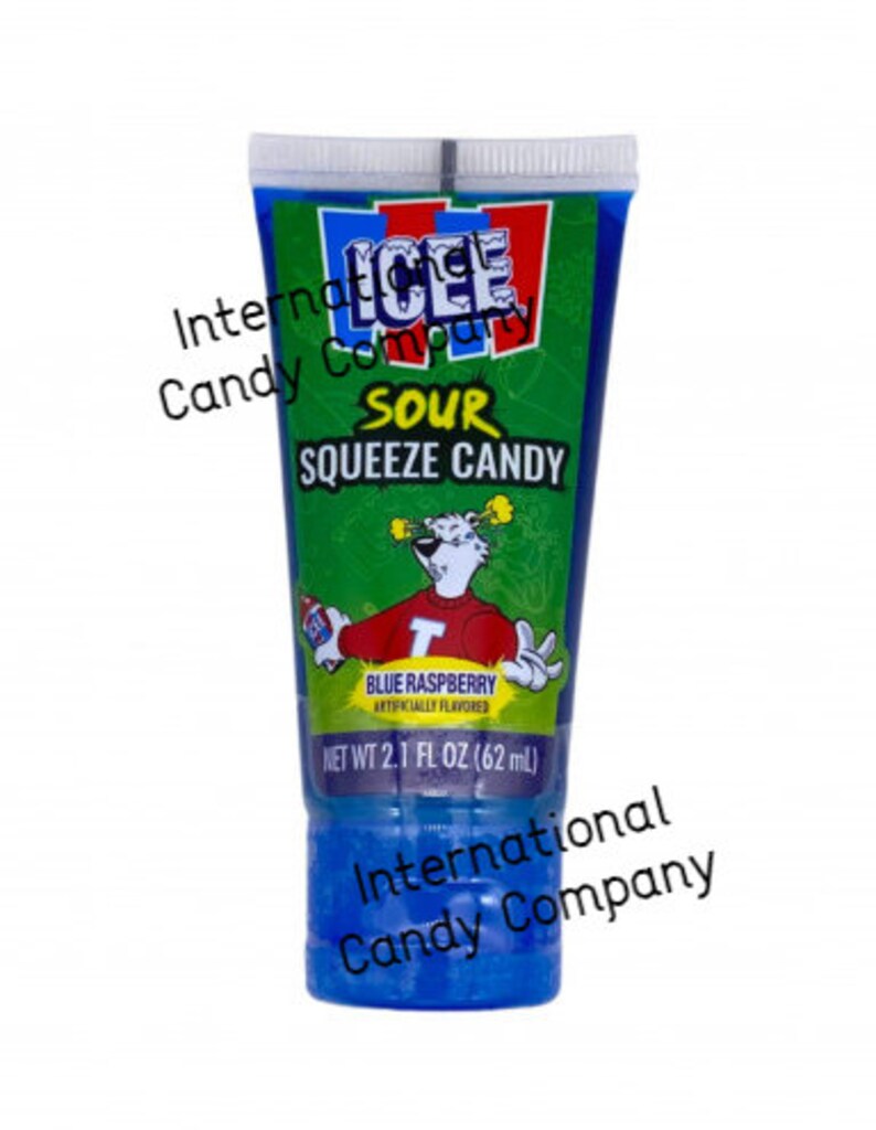 Icee Sour Squeeze Candy / 2 Awesome Flavors to Pick From Blue Etsy