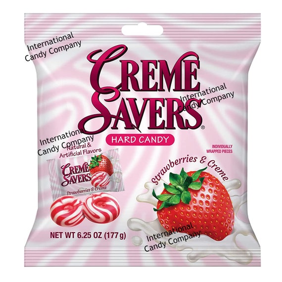 Creme Savers Strawberry Hard Candies / Tasts Just Like You Etsy