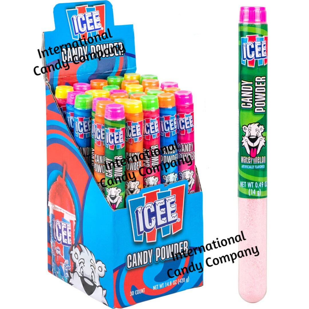 Icee Candy Powder Tubes / Set of 3 to Enjoy Buy From a Trusted Etsy