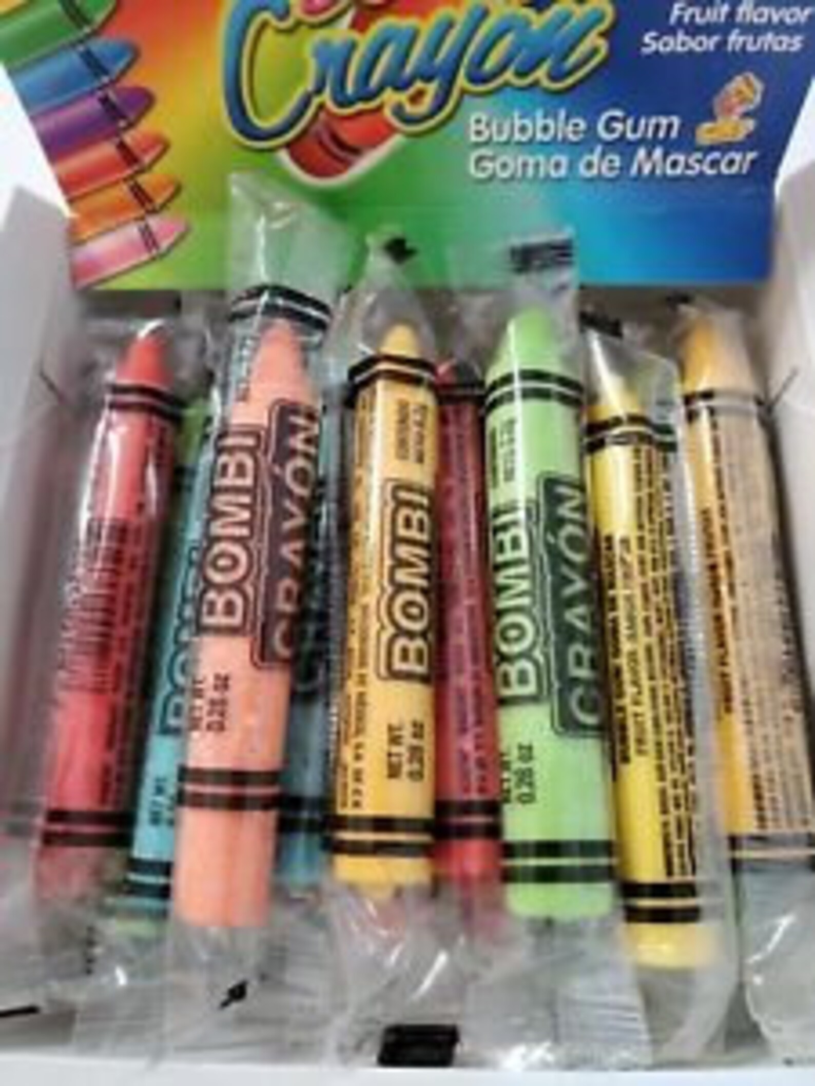 Bubble Gum Crayons / Full box of 24 assorted color crayons YOU Etsy