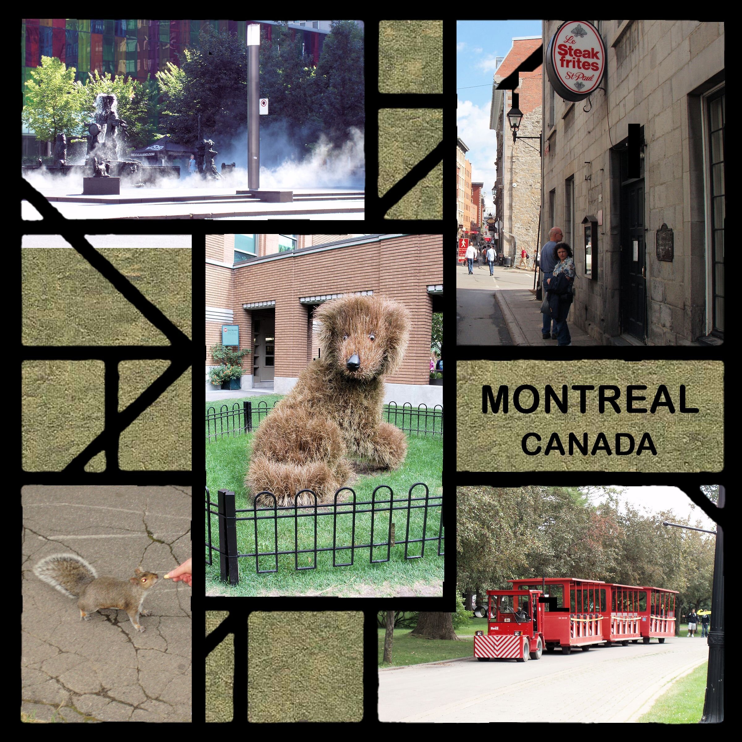 Mosaic Scrapbook Template: Azza Style, Photos (digital Download