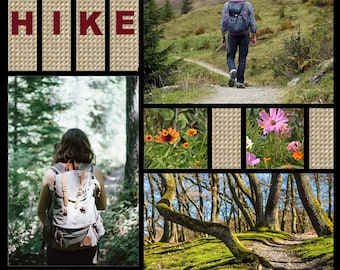 12x12 Scrapbook Template: Versatile Photo Layout (Digital Download)