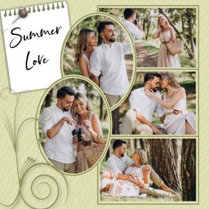 Scrapbook template, Scrapbook template Digital, Scrapbook Quickpage, Scrapbook pages, Scrapbook design, Scrapbook page, Photo template