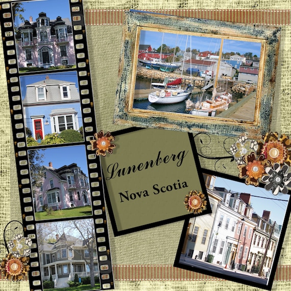 Scrapbook Templates Digital Scrapbook Template Scrapbook Pages