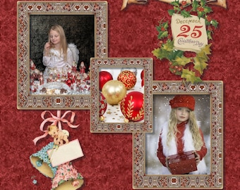 Scrapbook Templates, Digital Scrapbook Template, Scrapbook Pages, Scrapbook Layouts, Scrapbook Template, 12x12 Scrapbook Template