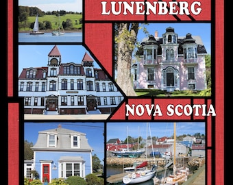 Mosaic Scrapbook Template: Azza Style, 5 Photos (Digital Download)