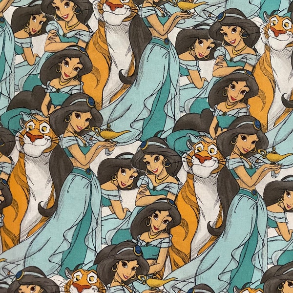 Jasmine Princess  Fabric  100% Cotton by the Yard