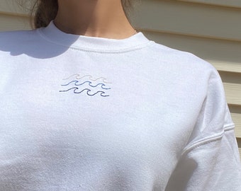 Custom Embroidered Crewneck | Simple Embroidery Design