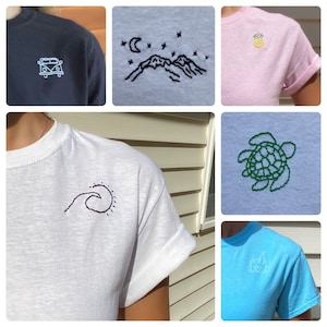 Tee shirt simple hot sale