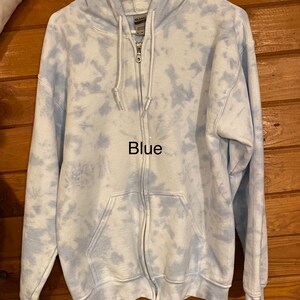 Tie Dye Zip Up Sweatshirt Pastel Tie Dye Oversized Sweatshirt Tie Dye Loungewear Gift Birthday Present Custom Made image 10