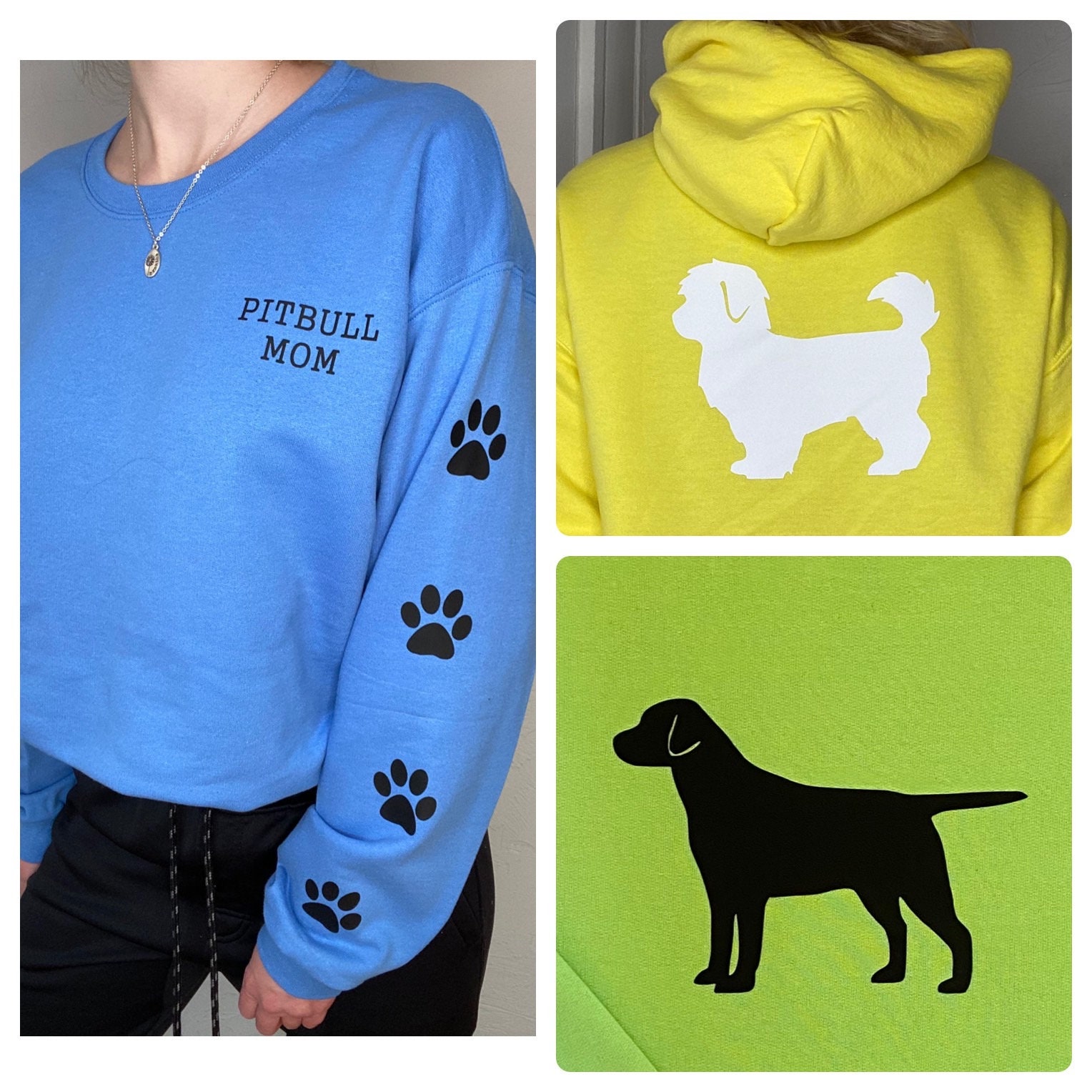 Custom Dog Lover Sweatshirt Dog Owner Hoodie Pets Gift Etsy