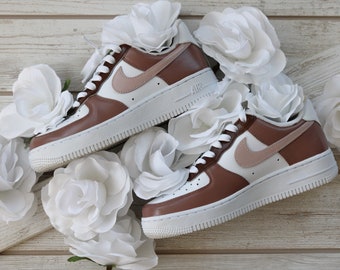 Brown Air Forces | Etsy