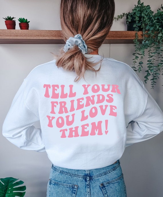 Sudadera con la frase 