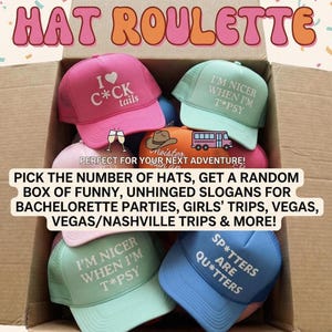 The Nash Collection Nashville Pink Trucker Hat w/ Green Script NWT Bachelorette NASH Snapback [Black/Duck Camo] – The Nash Collection main image 3