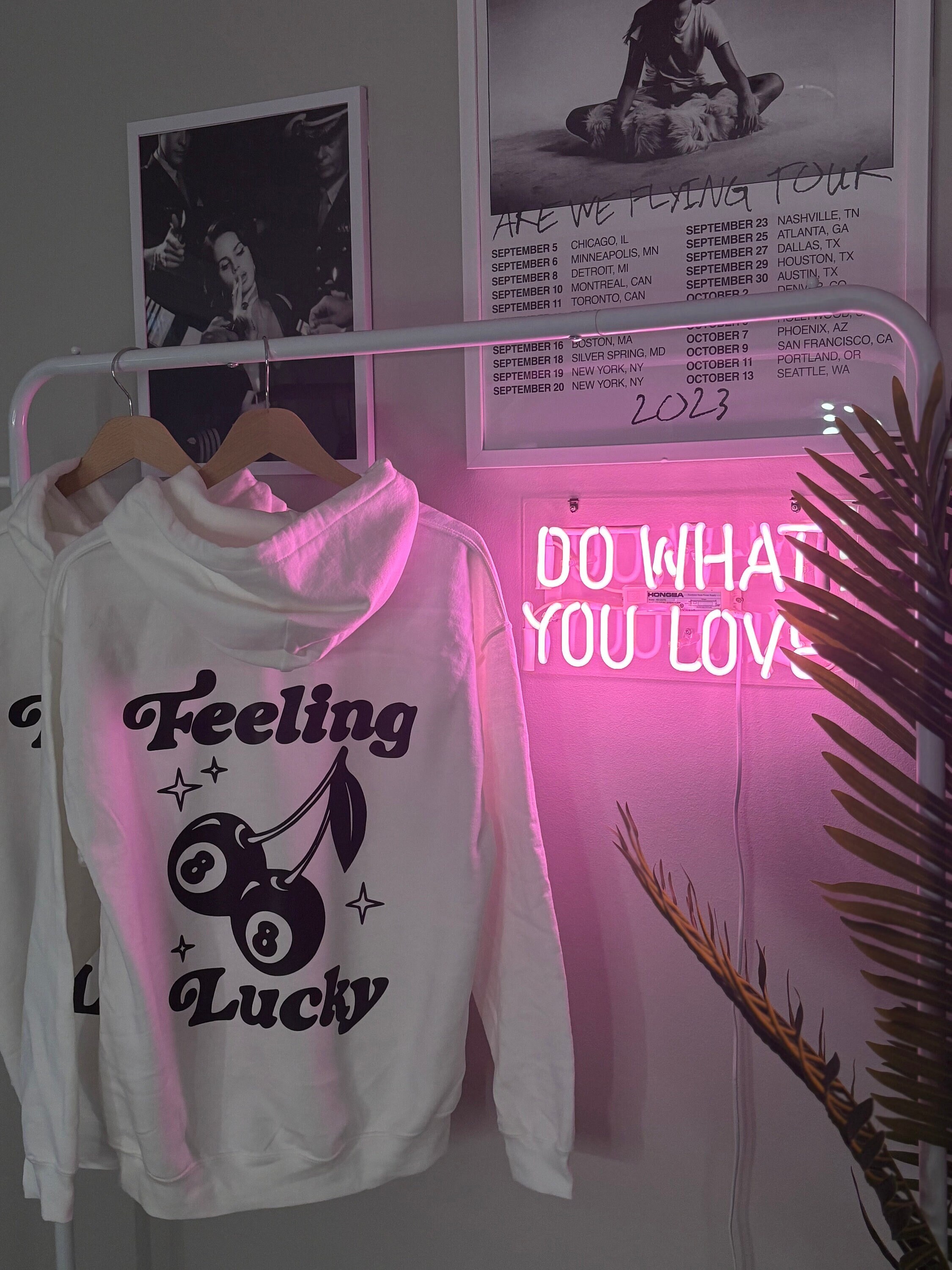 Feeling Lucky Hoodie | 8 Ball Cherries Graphic Sweatshirt - Etsy