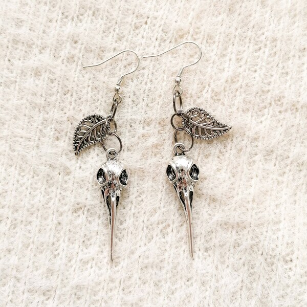 Skull Earrings Etsy UK