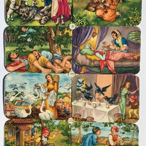 vintage Scrap Die Cut Paper - Contes de fées