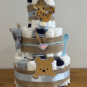 torta di pannolini *winnie pooh piccola*