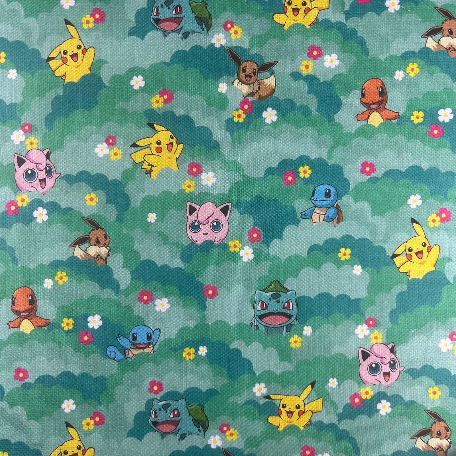 Pokemon Fabrics 100% Cotton. Also Sold by the Hal…