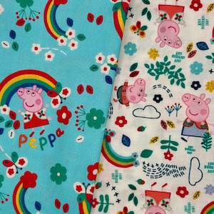 Peppa pig fabric - Etsy 日本