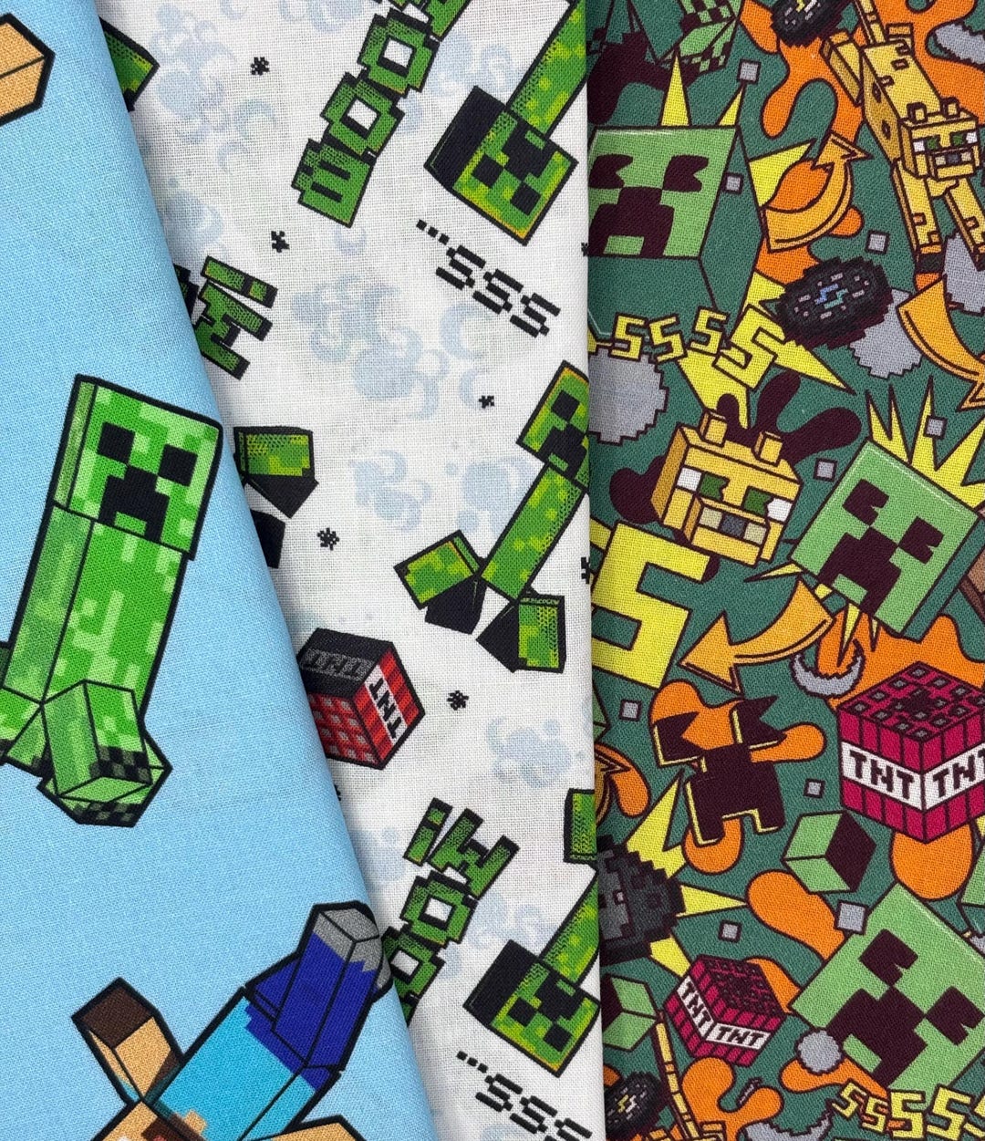 Minecraft Fabrics Collection. 100 Cotton. Also Sold by the Half Yard — free download