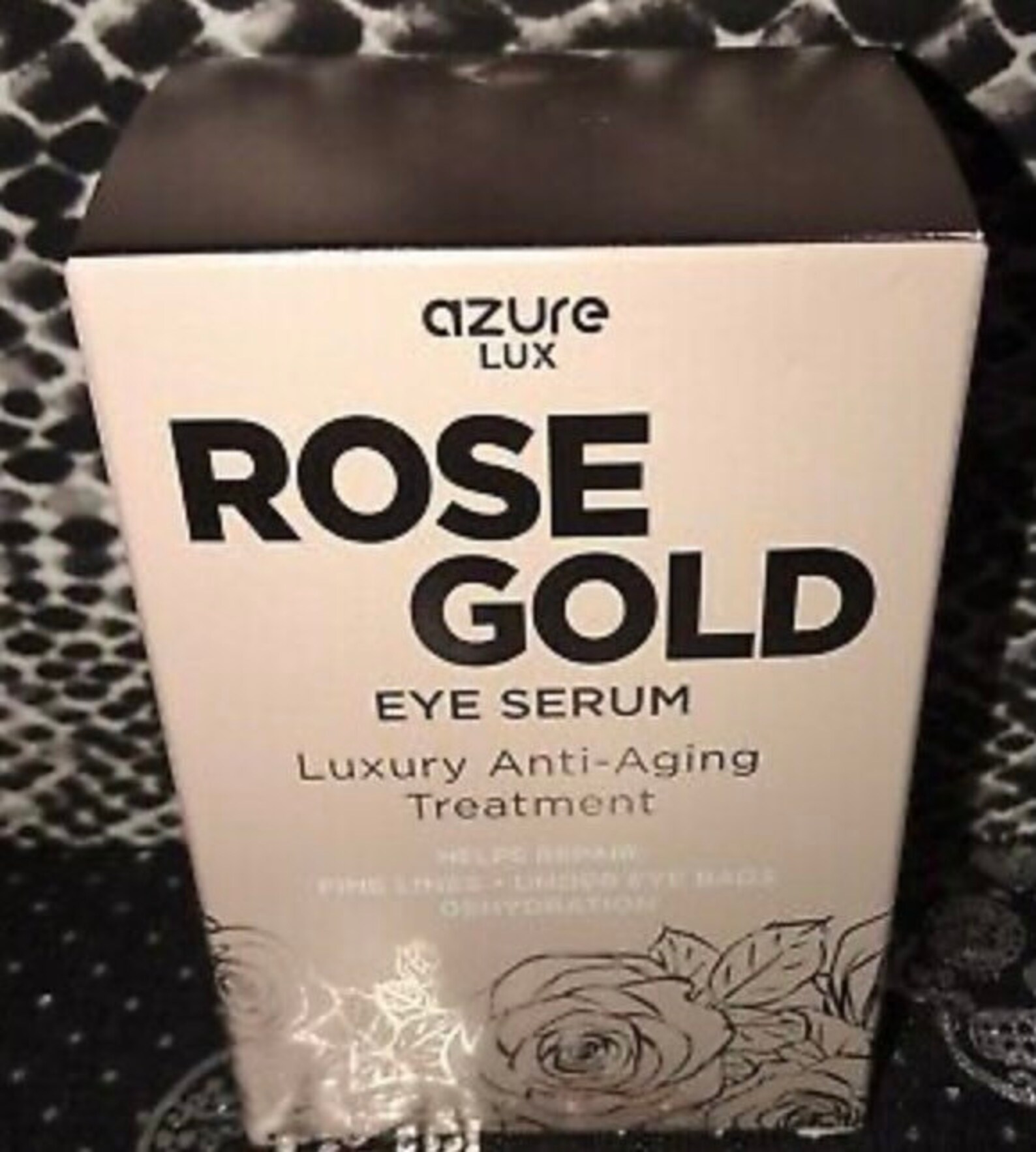 Azure Lux Rose Gold Eye Serum Luxury AntiAging Treatment Etsy