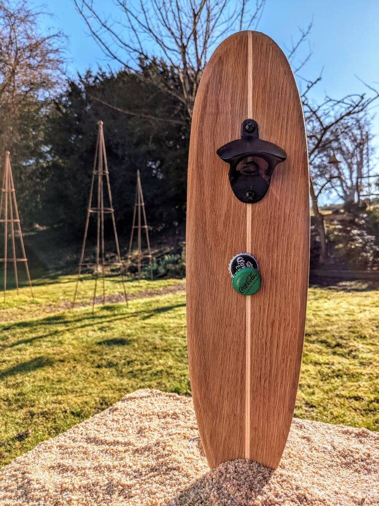 Surfboard Bottle Opener Cap Catching Longboard & Etsy