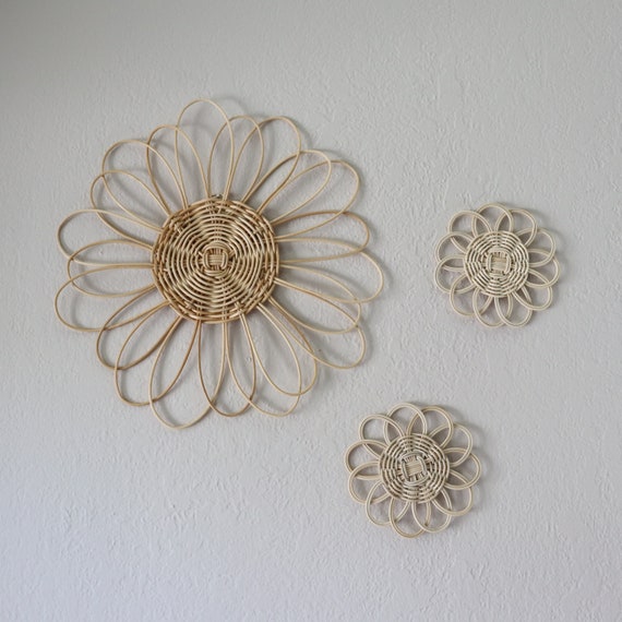 rattan wall decor nursery