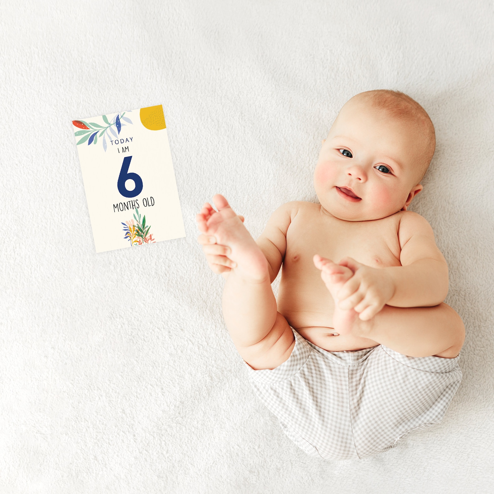 Baby Milestone Card Set12 Cards Baby Month Cards Gift for - Etsy