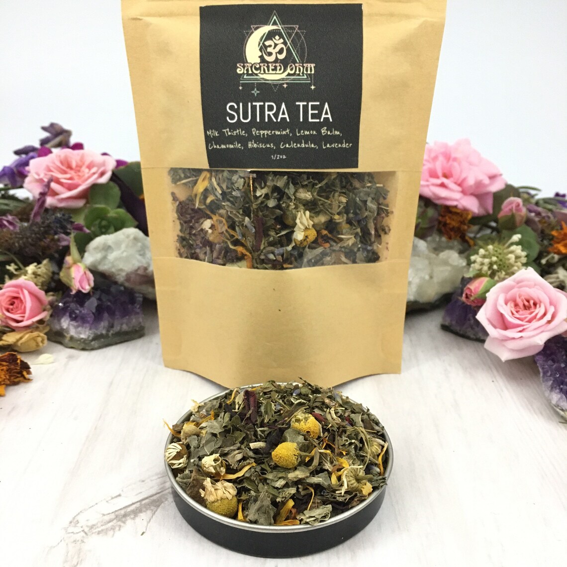 Sutra Tea Milk Thistle Peppermint Chamomile Lemon Balm Etsy
