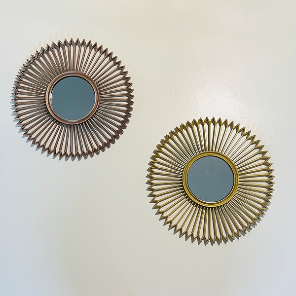 Gold Mirror Small Etsy