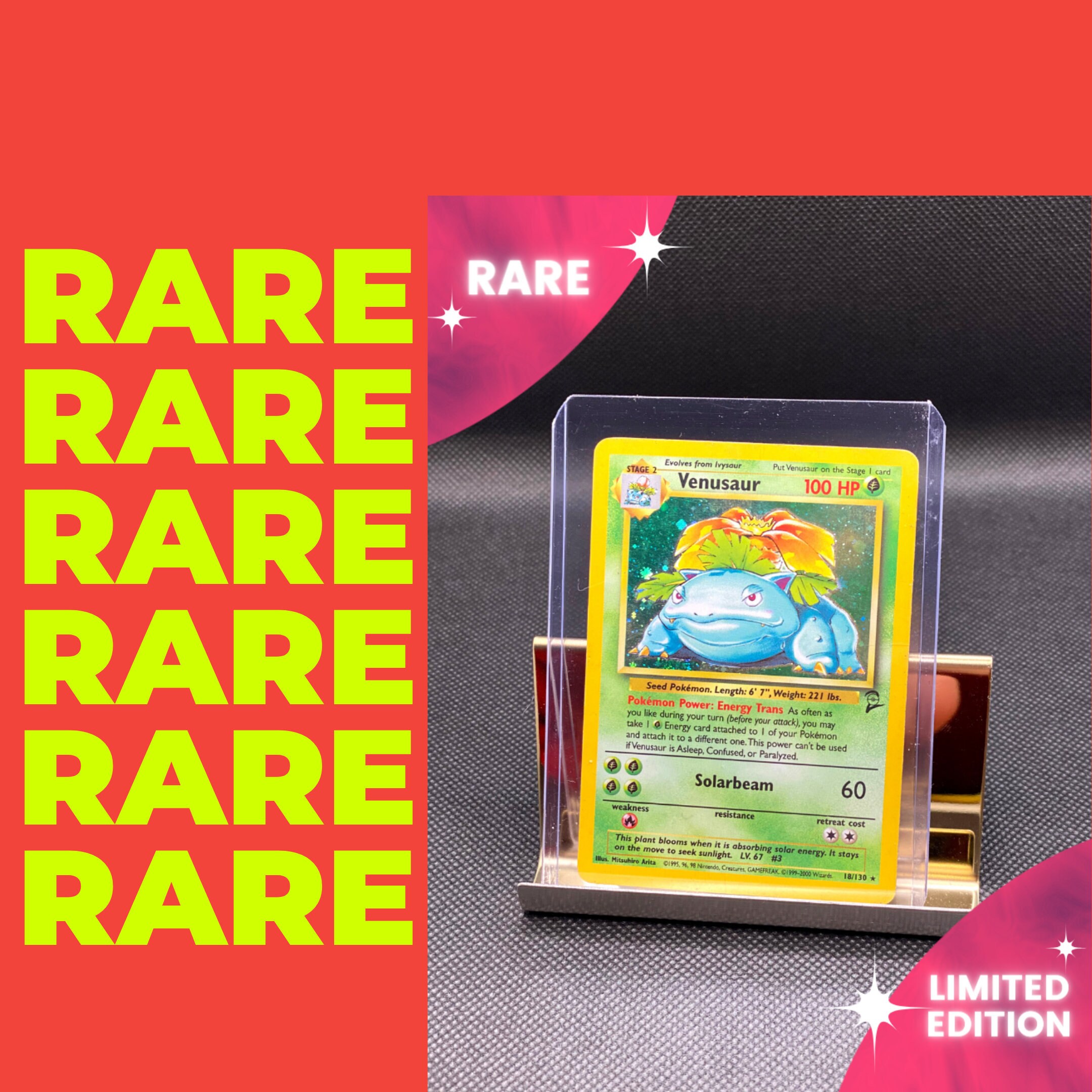 rare venusaur card 198/165) Pokemon TCG 151 Single: Venusaur ex Special Illustration Rar –  Puca Puca Games main image 1