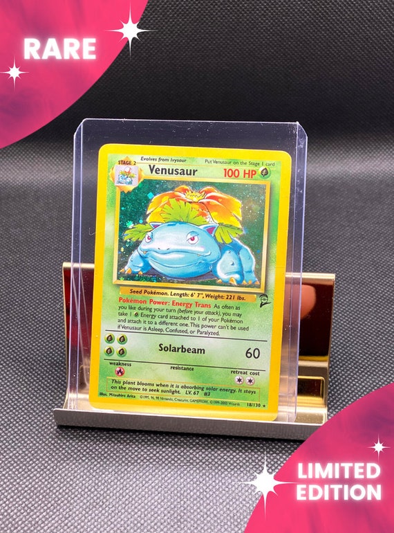 Venusaur Pokemon Card PSA Holo Never Played (real Cards) - Etsy Venusaur Pokemon Card PSA Holo Never Played (real Cards) - Etsy